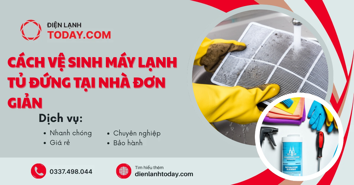 Cách vệ sinh máy lạnh tủ đứng tại nhà đơn giản