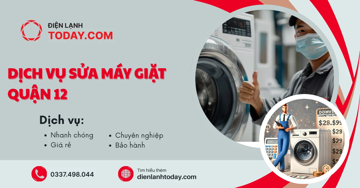 Dịch vụ sửa máy giặt quận 12