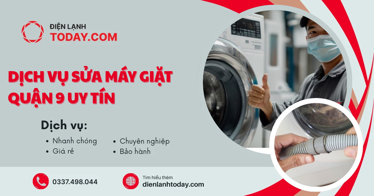 Dịch vụ sửa máy giặt quận 9 uy tín