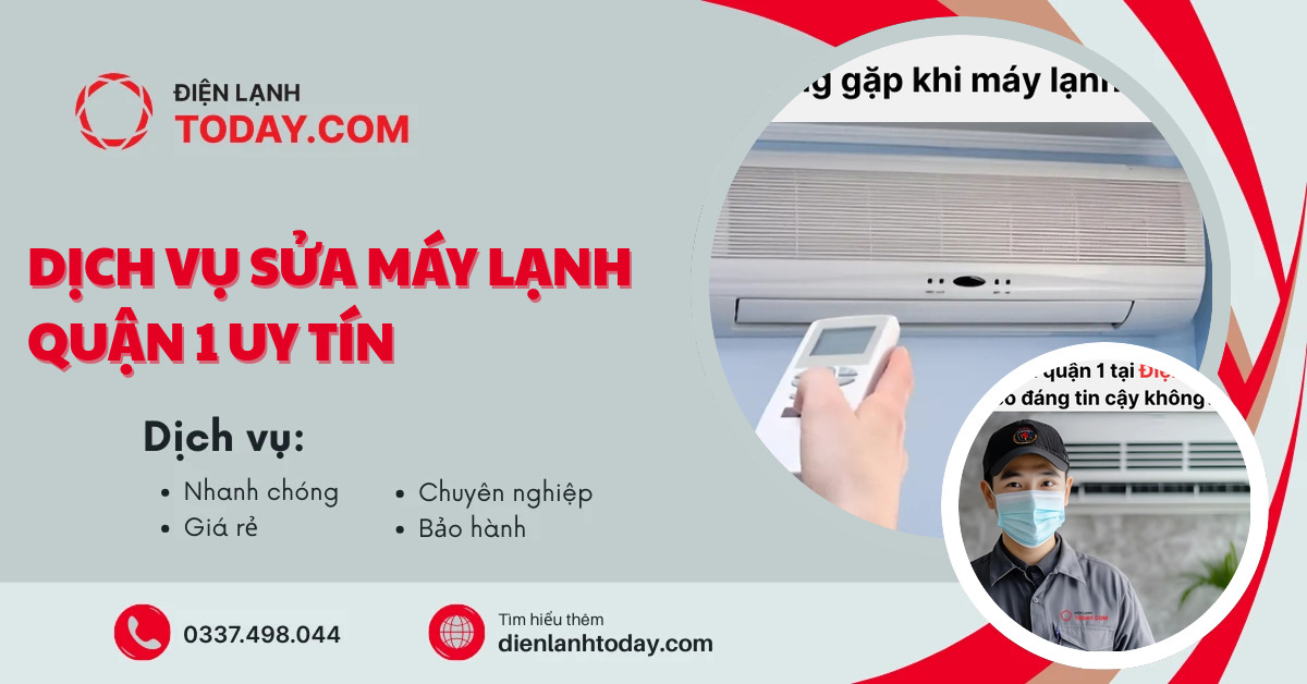 Dịch vụ sửa máy lạnh quận 1 uy tín