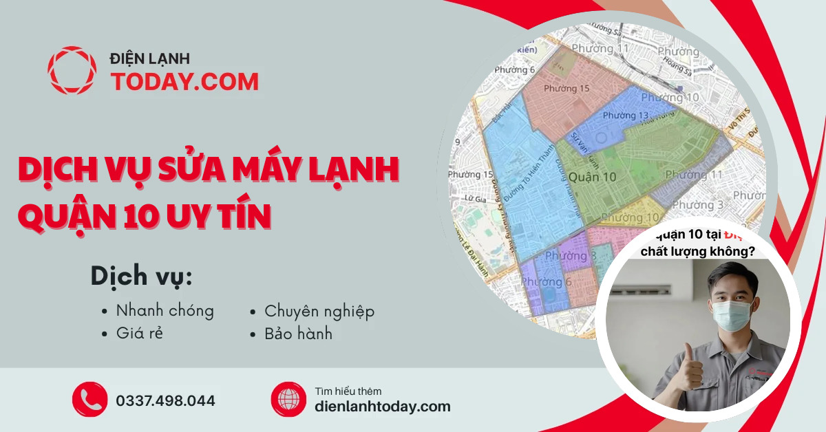 Dịch vụ sửa máy lạnh quận 10 uy tín