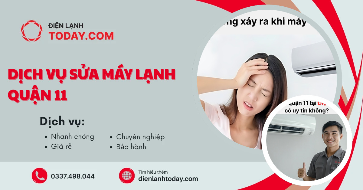 Dịch vụ sửa máy lạnh quận 11