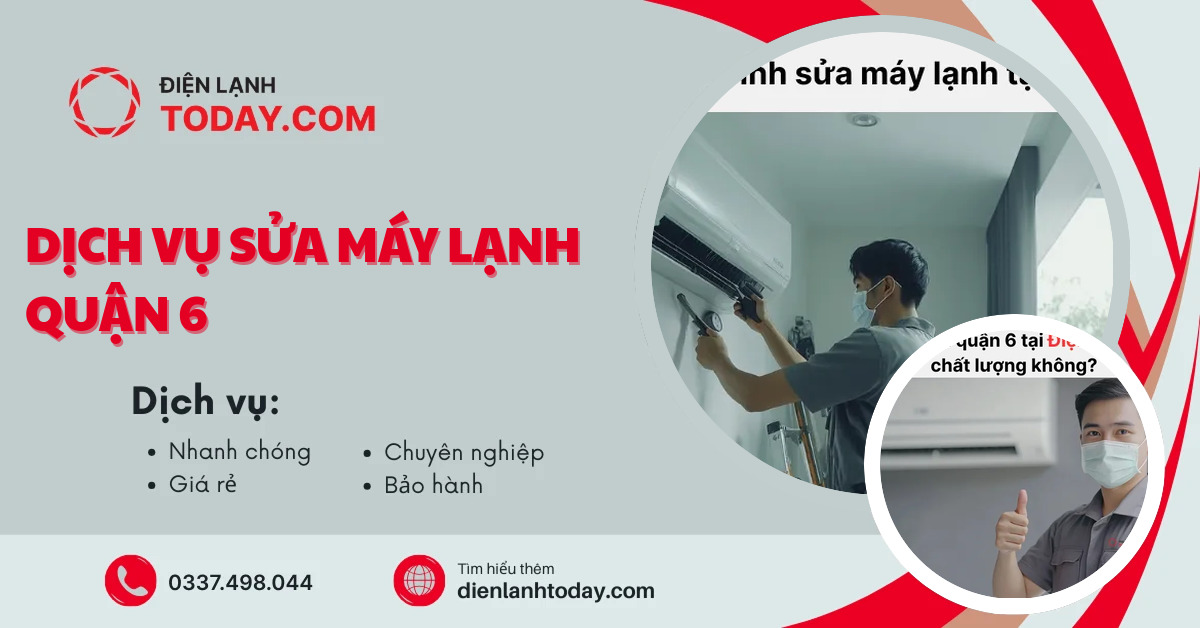 Dịch vụ sửa máy lạnh quận 6
