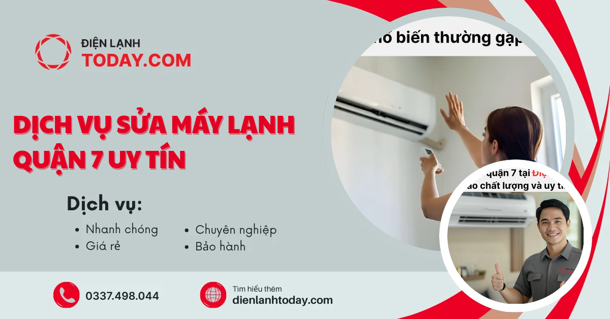 Dịch vụ sửa máy lạnh quận 7 uy tín