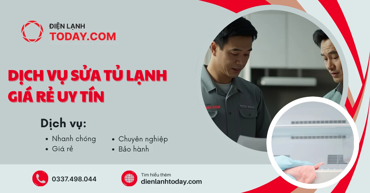 Dịch vụ sửa tủ lạnh giá rẻ uy tín