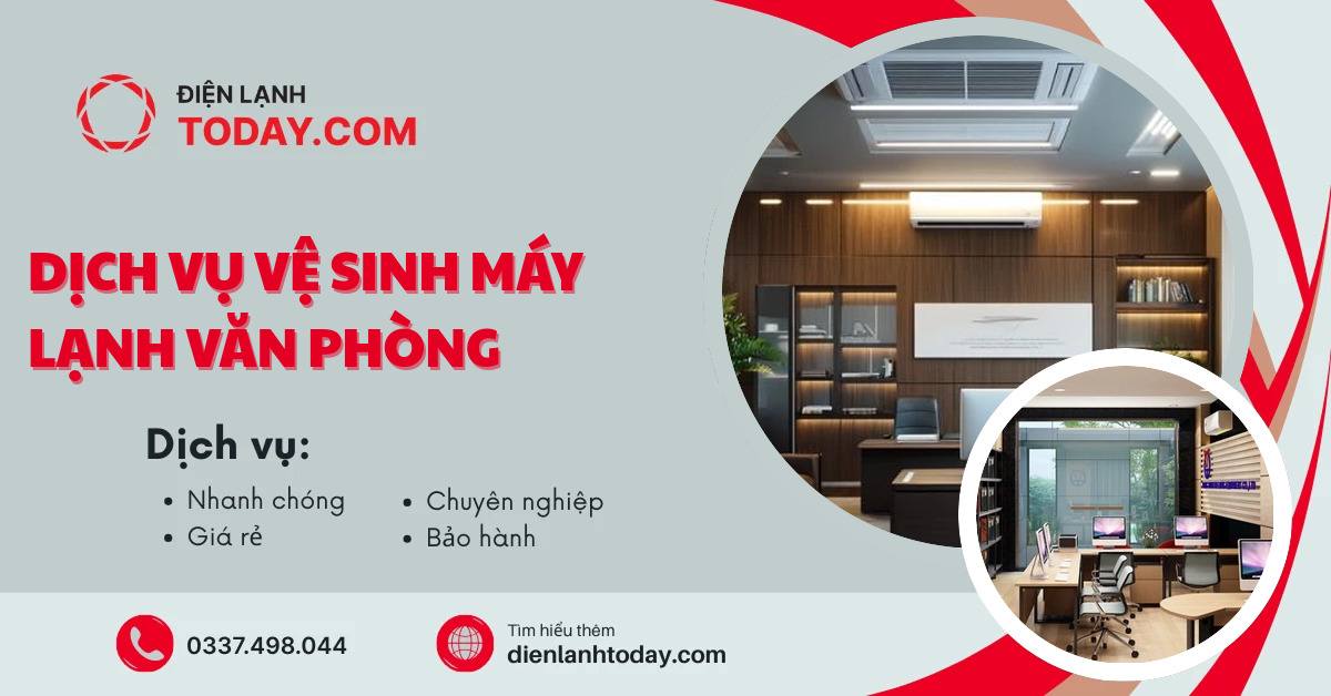 Dịch vụ vệ sinh máy lạnh văn phòng