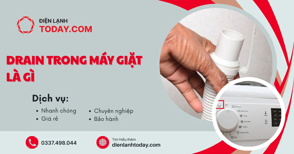 Drain trong máy giặt là gì