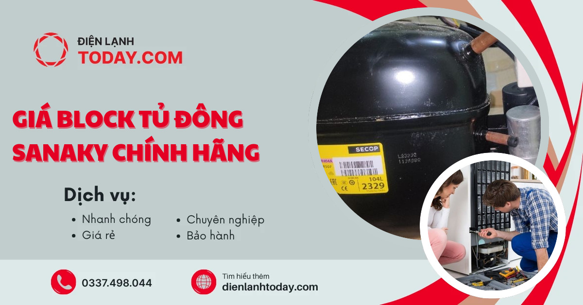 Giá block tủ đông Sanaky chính hãng