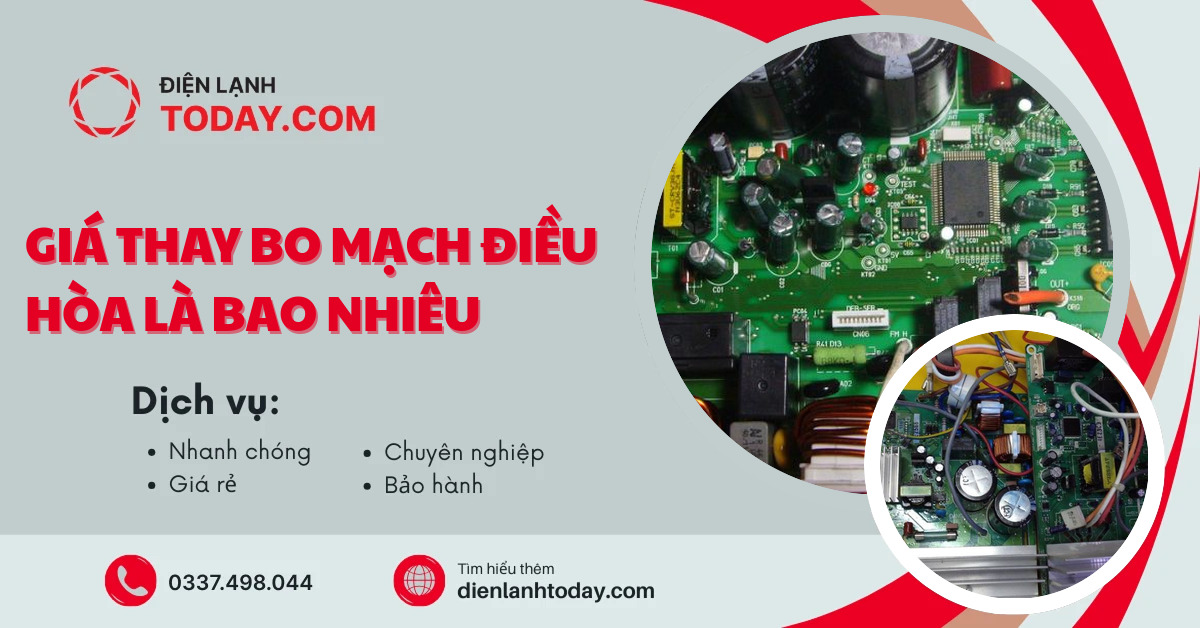 Giá thay bo mạch điều hòa là bao nhiêu