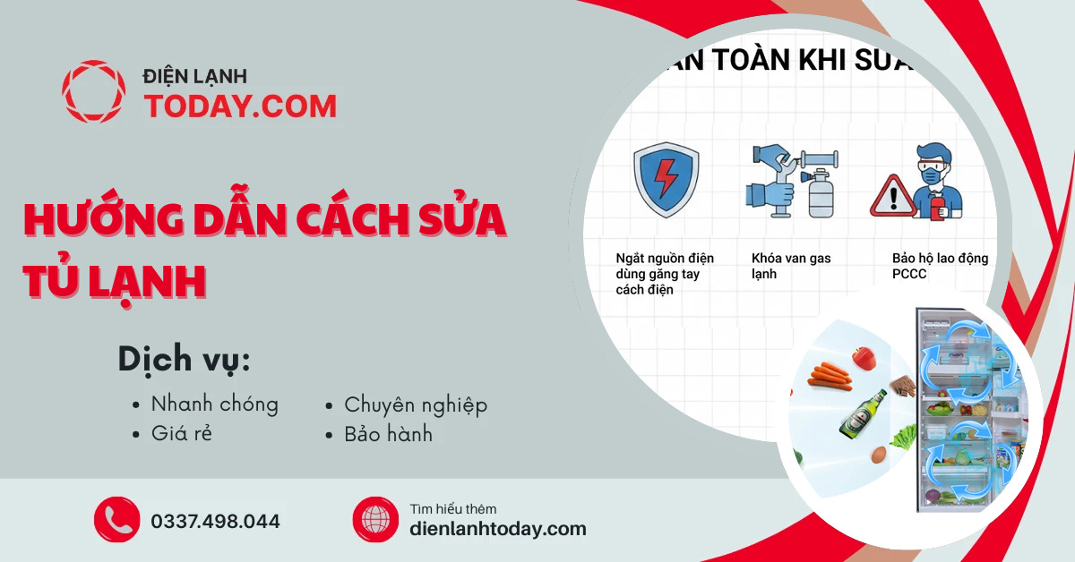 Hướng dẫn cách sửa tủ lạnh