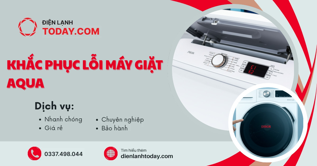 Khắc phục lỗi máy giặt Aqua