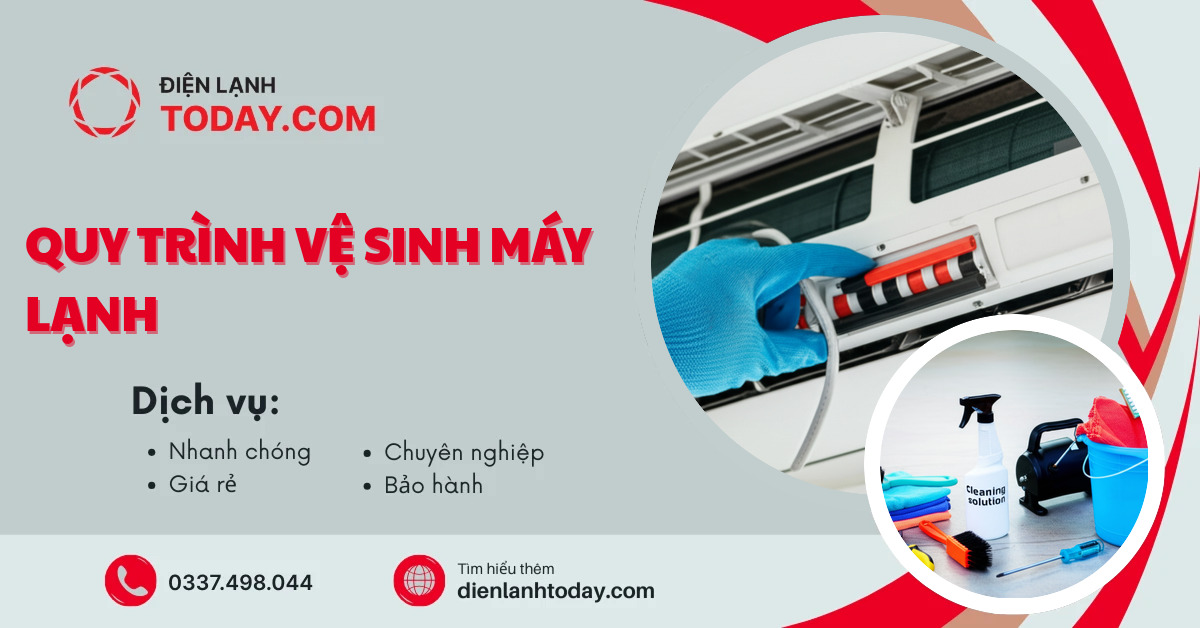 Quy trình vệ sinh máy lạnh