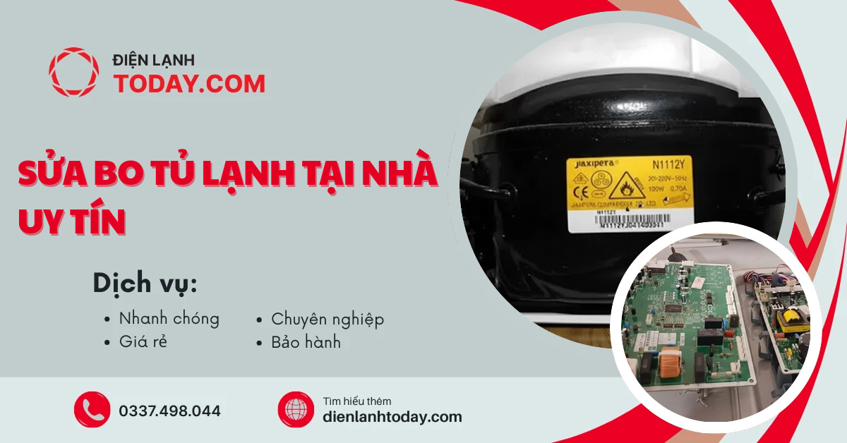 Sửa bo tủ lạnh tại nhà uy tín