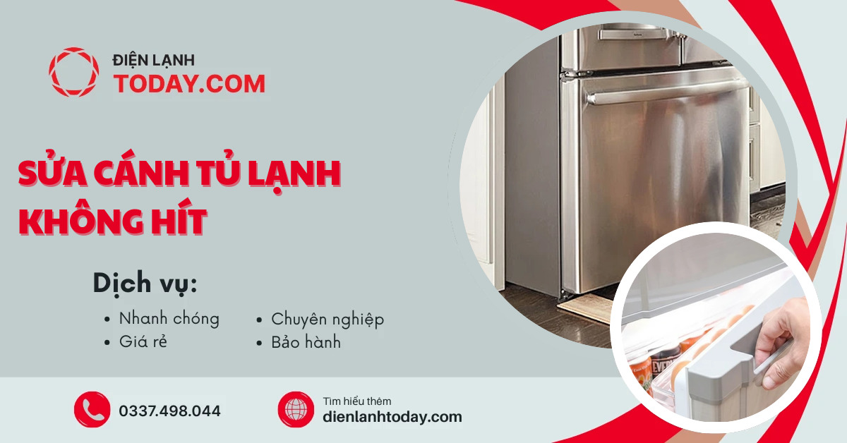 Sửa cánh tủ lạnh không hít