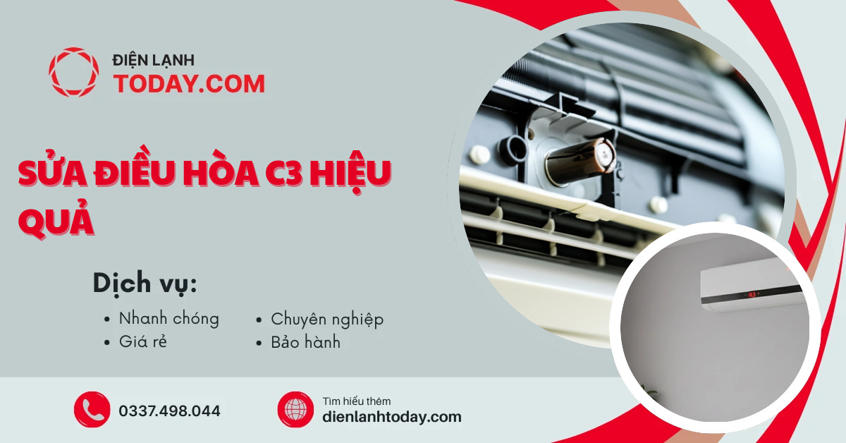 Sửa điều hòa C3 hiệu quả