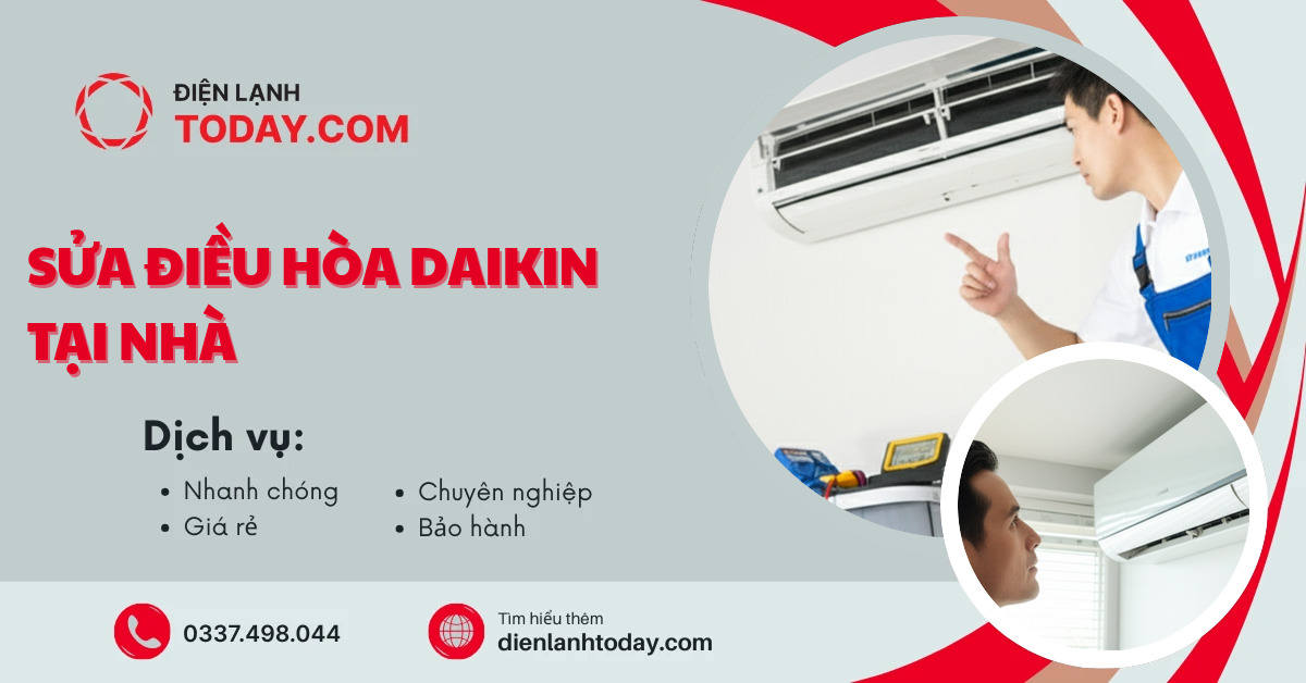 Sửa điều hòa Daikin tại nhà