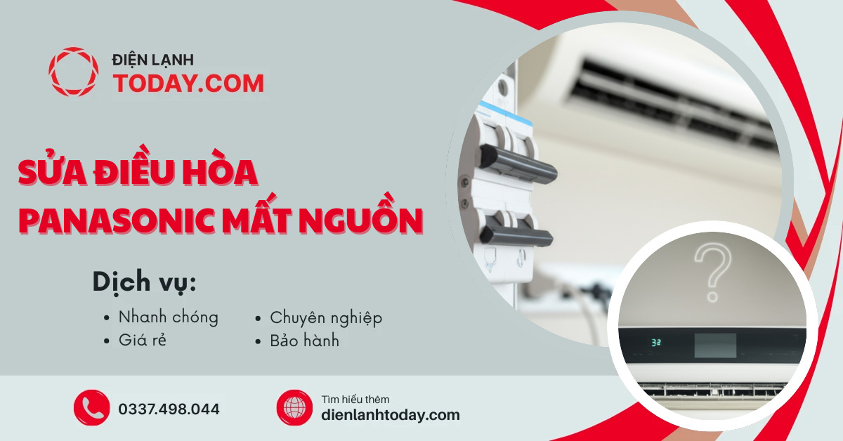 Sửa điều hòa Panasonic mất nguồn