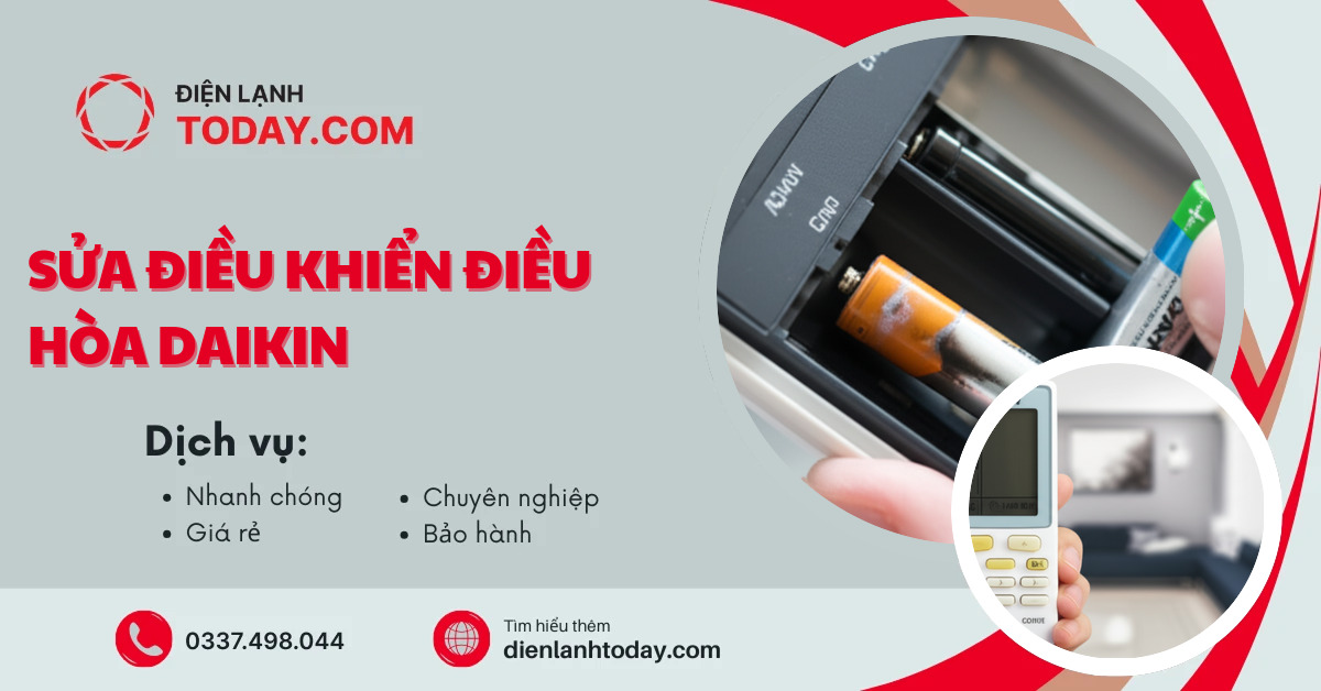 Sửa điều khiển điều hòa Daikin