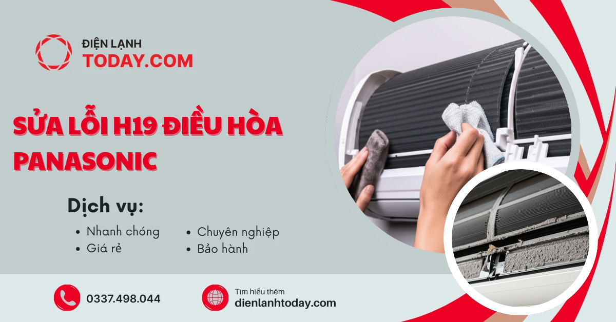Sửa lỗi H19 điều hòa Panasonic