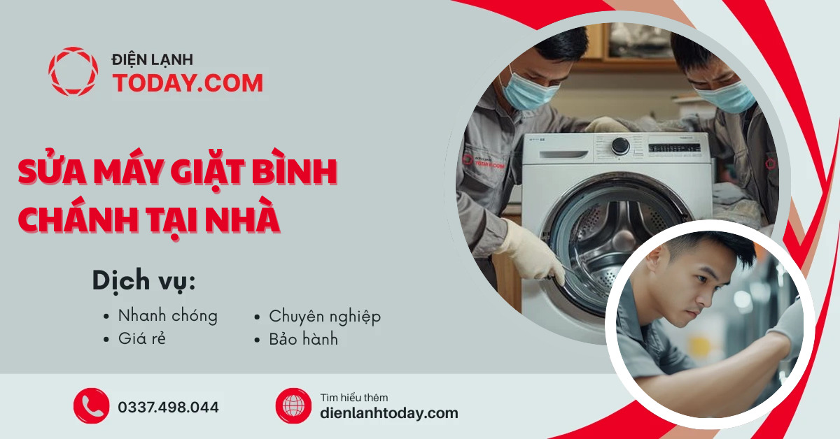 Sửa máy giặt Bình Chánh tại nhà