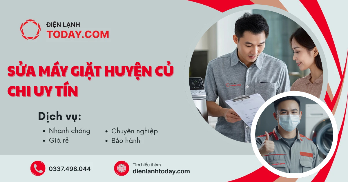 Sửa máy giặt huyện Củ Chi uy tín