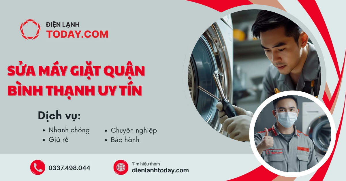 Sửa máy giặt quận Bình Thạnh uy tín