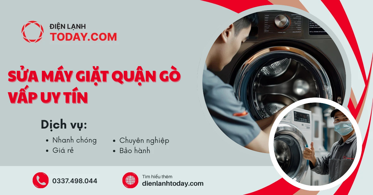 Sửa máy giặt quận Gò Vấp uy tín
