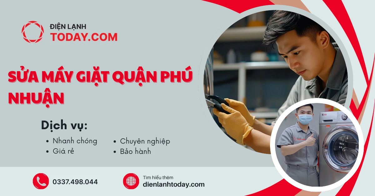 Sửa máy giặt quận Phú Nhuận