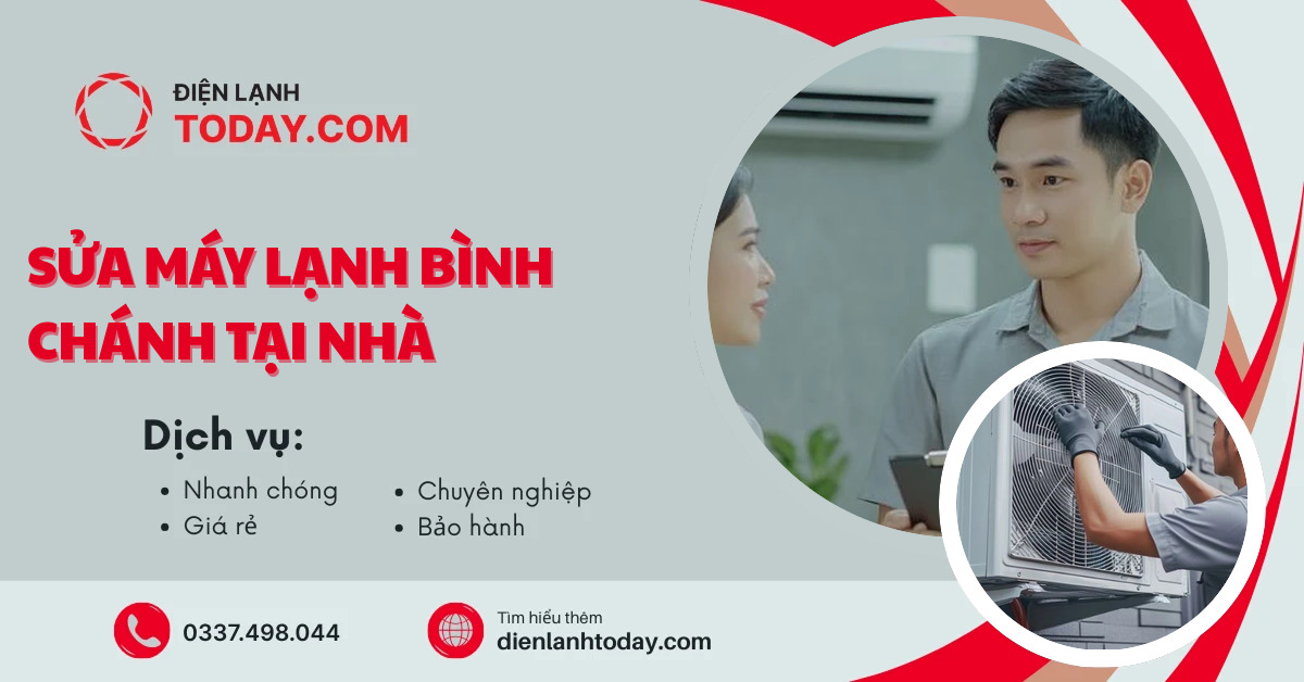 Sửa máy lạnh Bình Chánh tại nhà