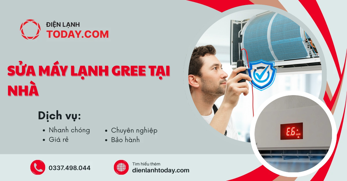 Sửa máy lạnh Gree tại nhà