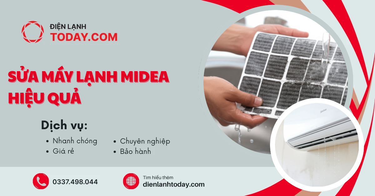 Sửa máy lạnh Midea hiệu quả