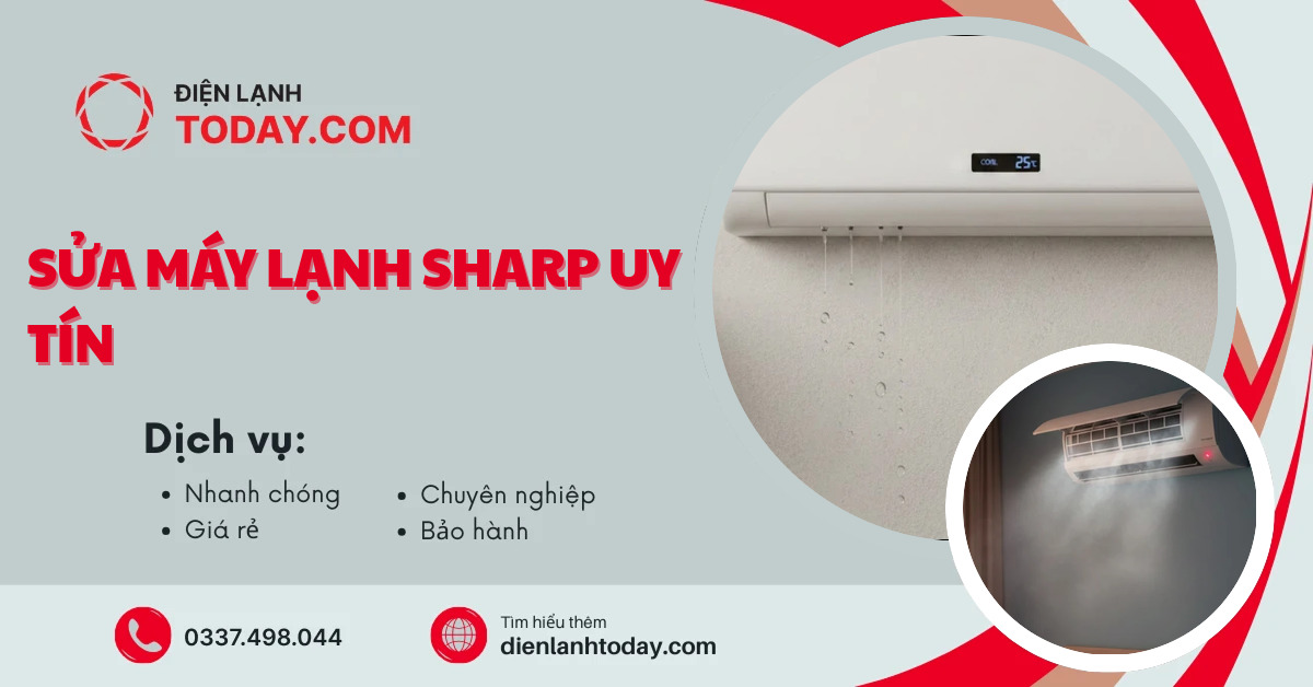 Sửa máy lạnh Sharp uy tín