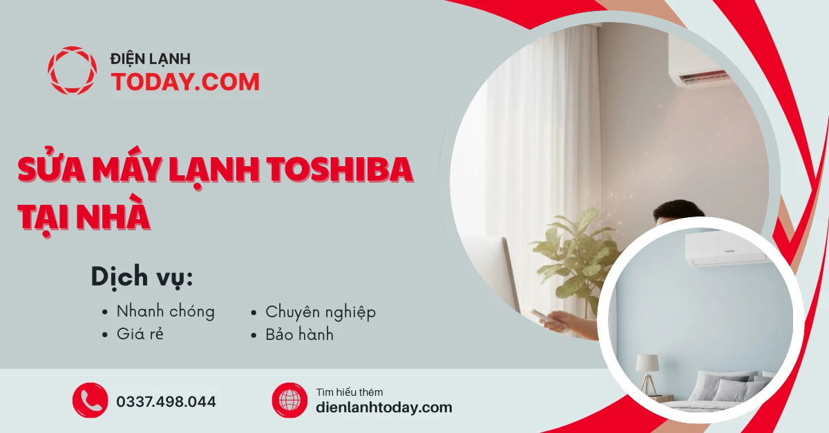 Sửa máy lạnh Toshiba tại nhà