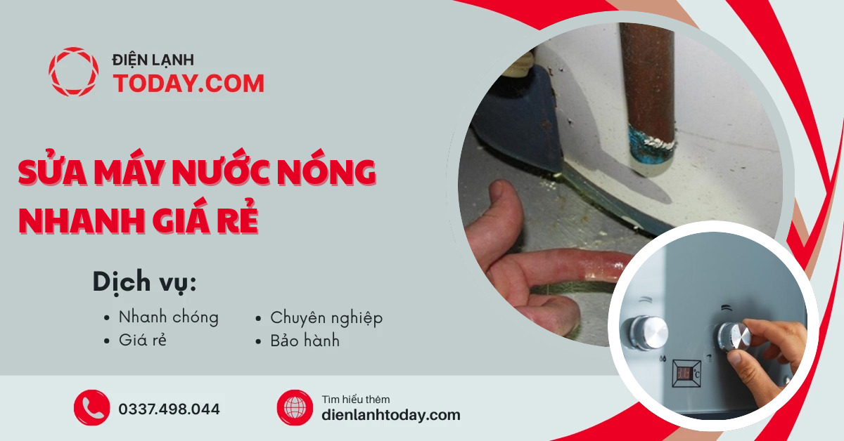 Sửa máy nước nóng nhanh giá rẻ