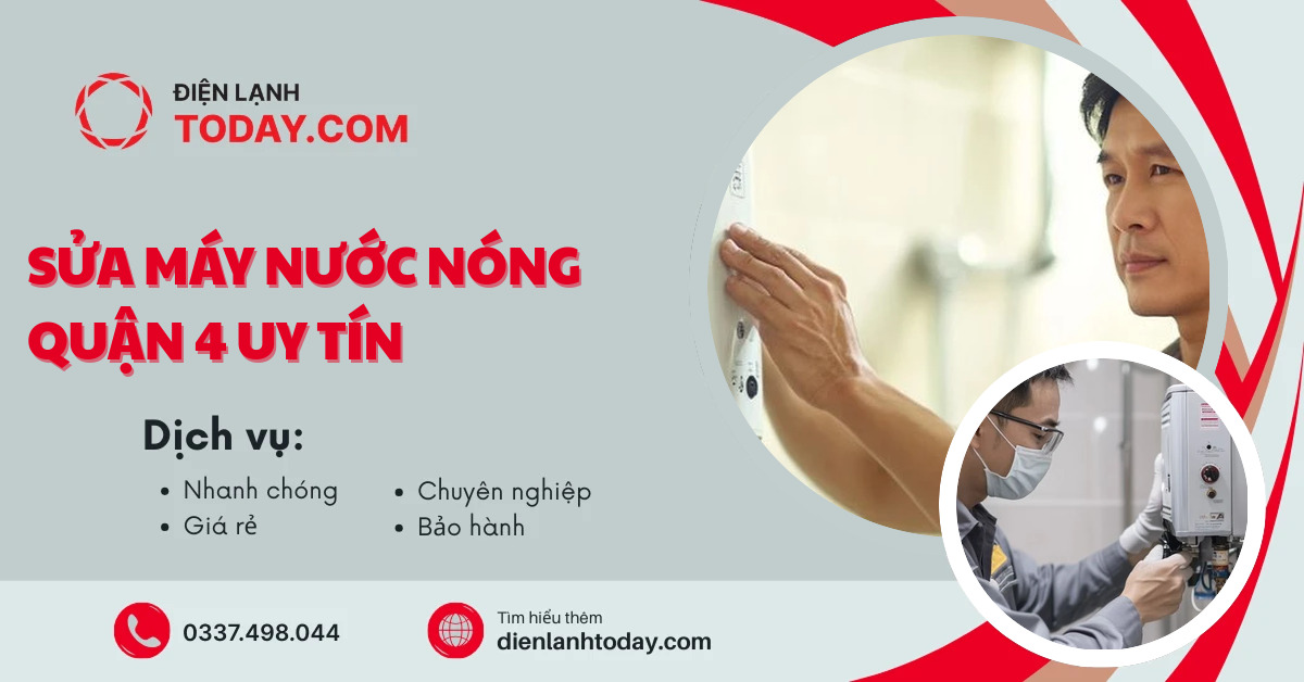 Sửa máy nước nóng quận 4 uy tín