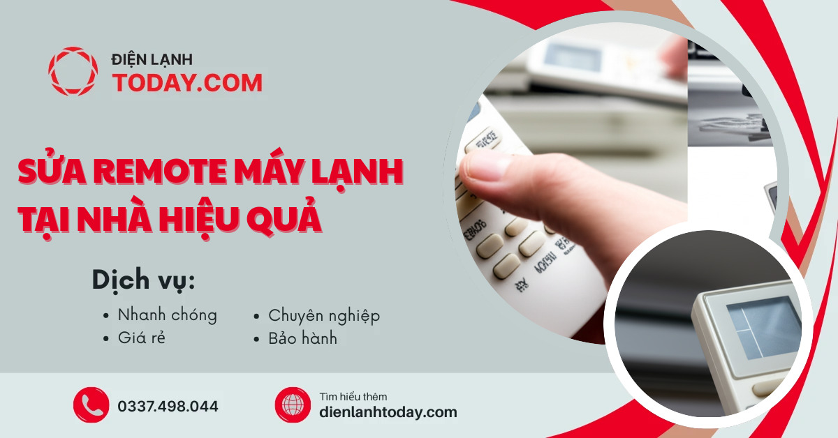 Sửa remote máy lạnh tại nhà hiệu quả