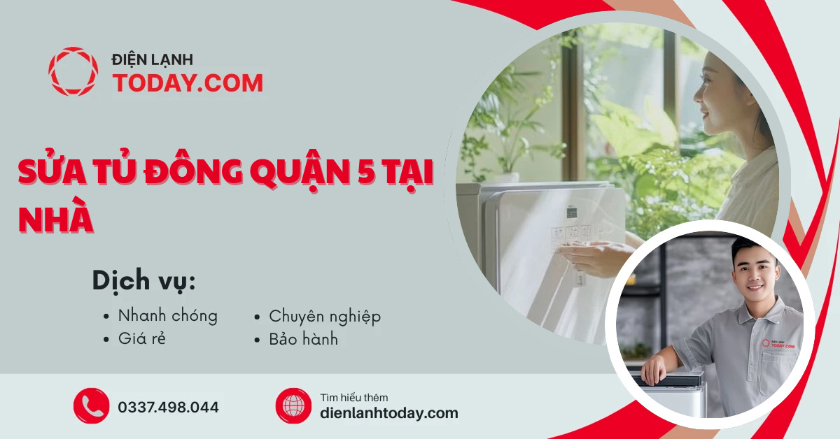 Sửa tủ đông quận 5 tại nhà