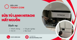 Sửa tủ lạnh hitachi mất nguồn