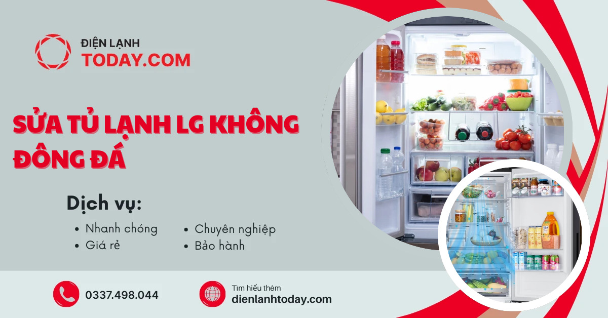 Sửa tủ lạnh lg không đông đá