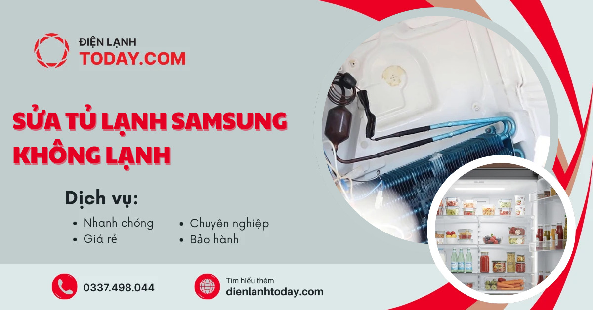 Sửa tủ lạnh Samsung không lạnh