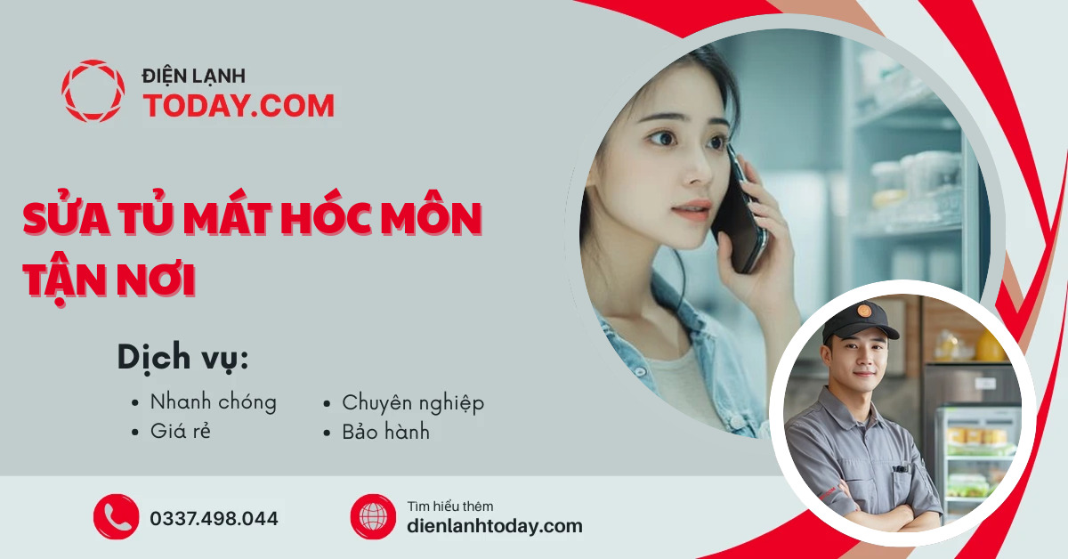 Sửa tủ mát Hóc Môn tận nơi