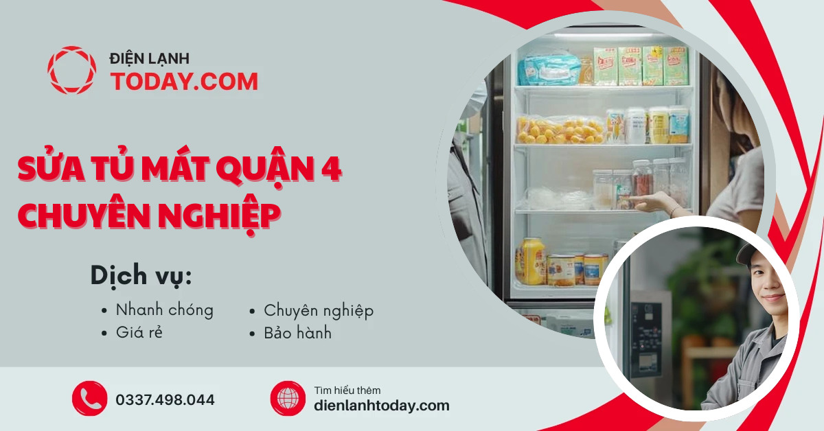 Sửa tủ mát quận 4 chuyên nghiệp