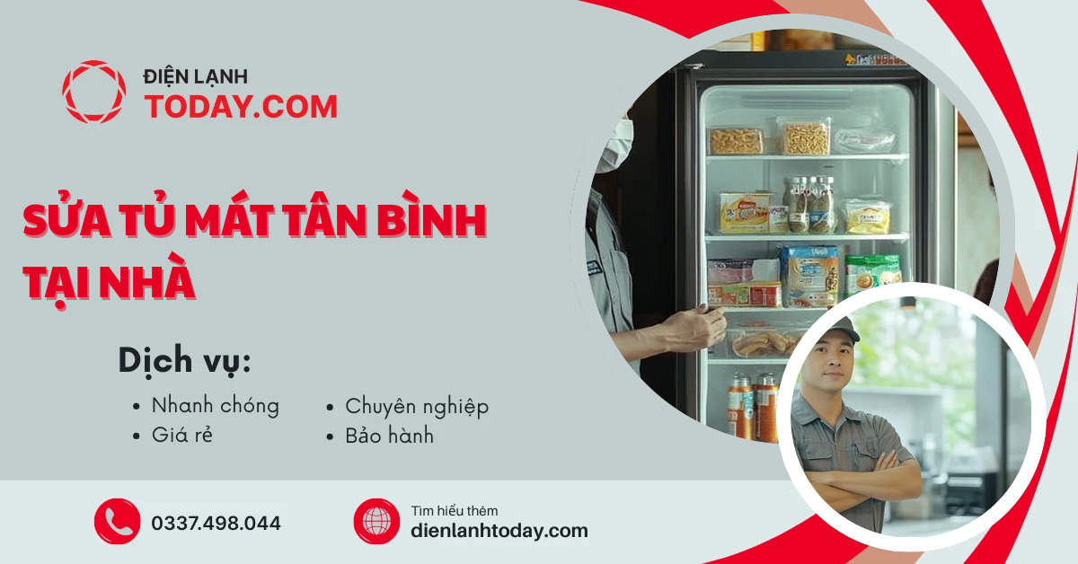 Sửa tủ mát Tân Bình tại nhà