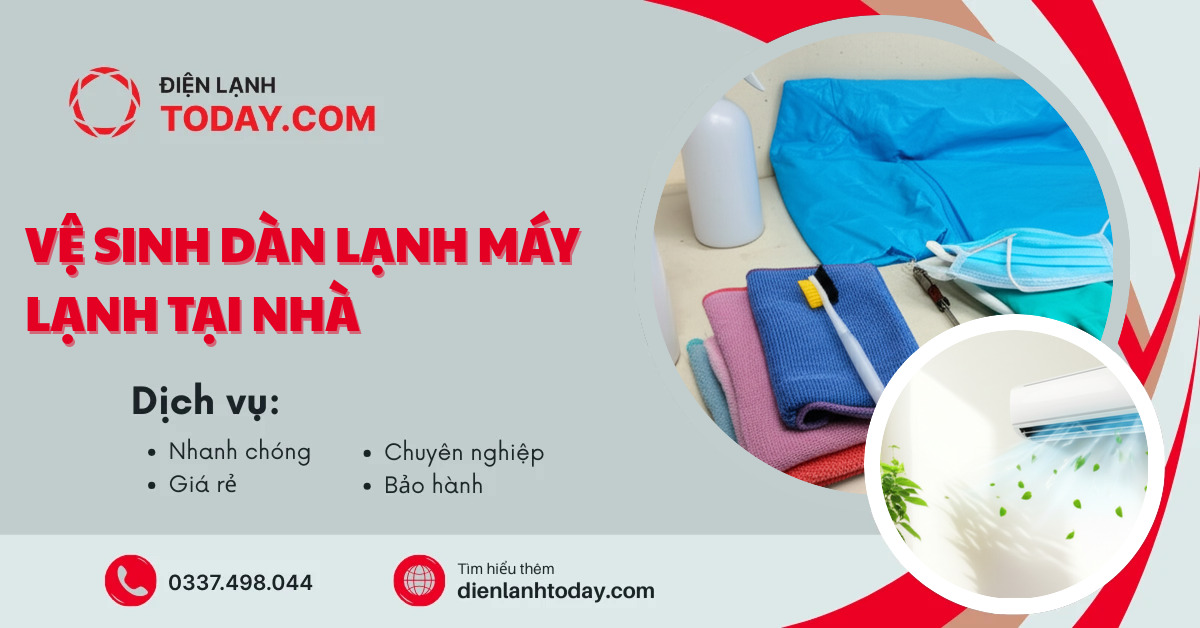 Vệ sinh dàn lạnh máy lạnh tại nhà