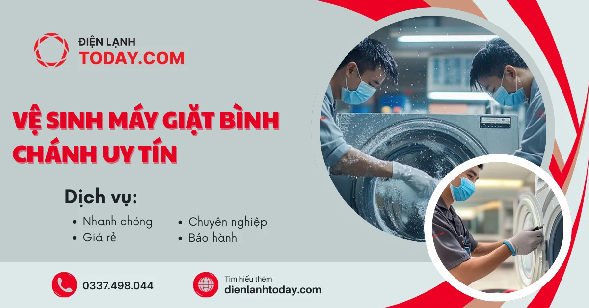 Vệ sinh máy giặt Bình Chánh uy tín