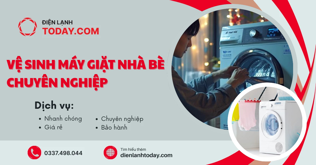 Vệ sinh máy giặt Nhà Bè chuyên nghiệp