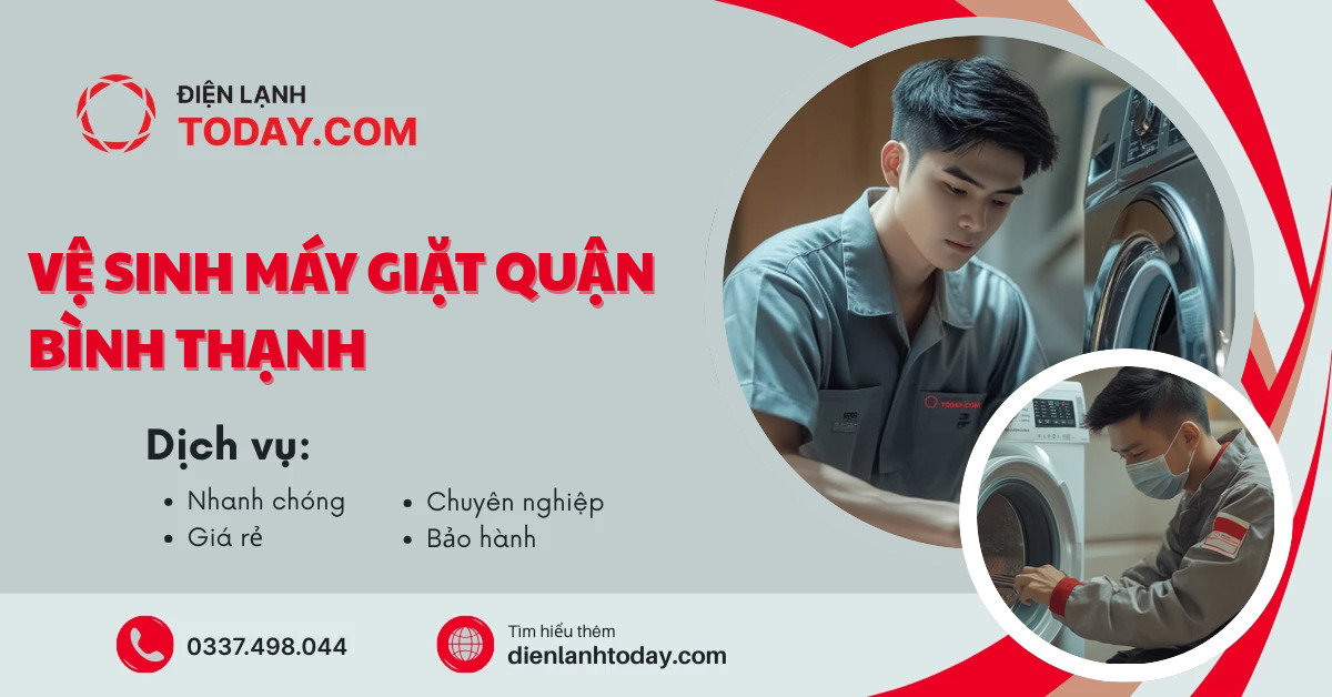 Vệ sinh máy giặt quận Bình Thạnh