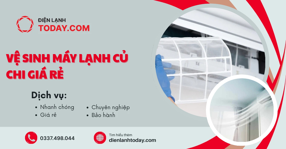 Vệ sinh máy lạnh Củ Chi giá rẻ