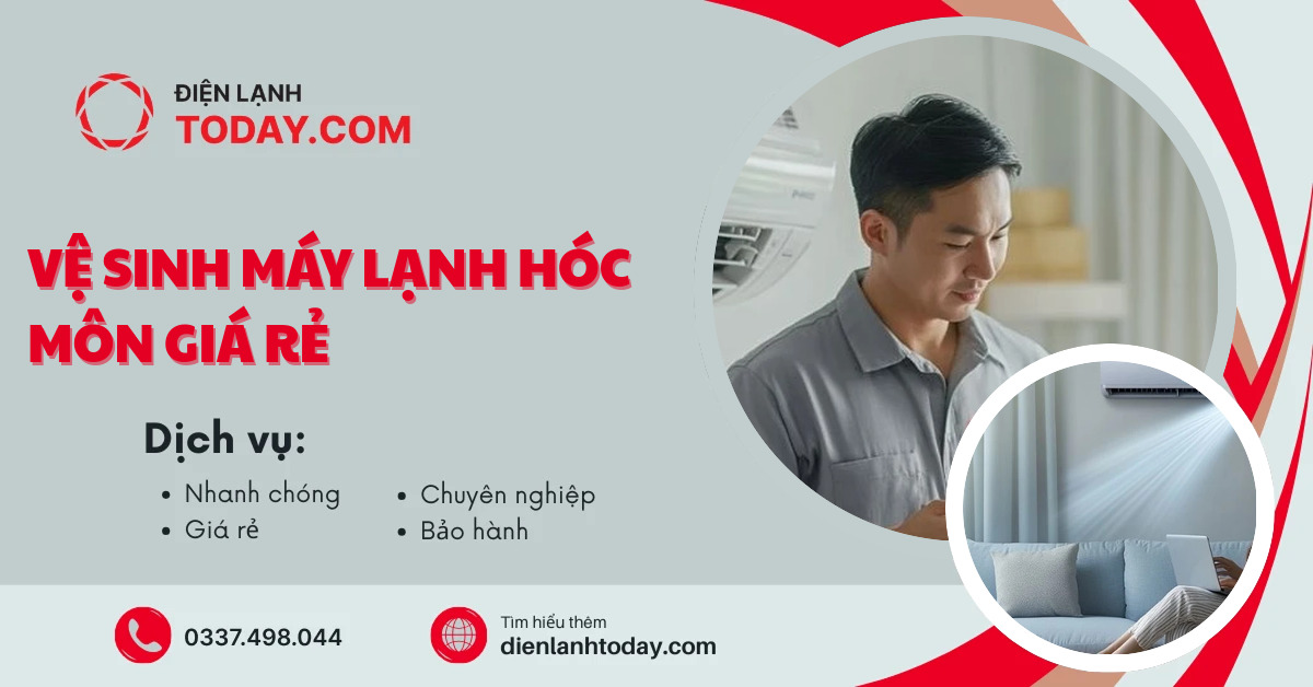 Vệ sinh máy lạnh Hóc Môn giá rẻ
