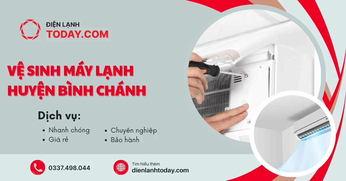 Vệ sinh máy lạnh huyện Bình Chánh